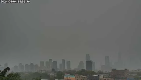 Skyline view of Communipaw, Downtown Jersey City, and Lower Manhattan from Claremont, JC.