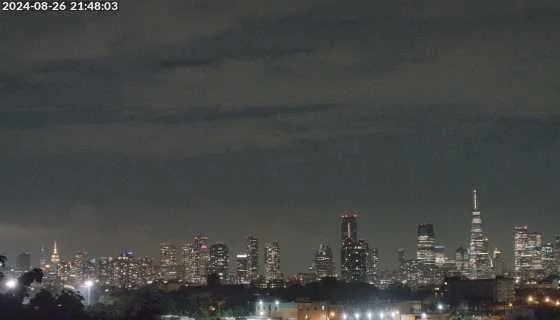 Skyline view of Communipaw, Downtown Jersey City, and Lower Manhattan from Claremont, JC.