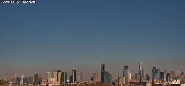 Skyline view of Communipaw, Downtown Jersey City, and Lower Manhattan from Claremont, JC.