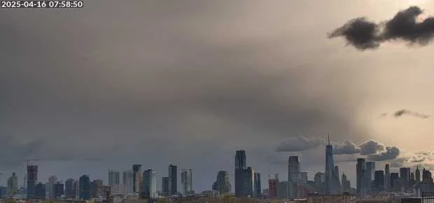 Skyline view of Communipaw, Downtown Jersey City, and Lower Manhattan from Claremont, JC.