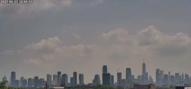 Skyline view of Communipaw, Downtown Jersey City, and Lower Manhattan from Claremont, JC.